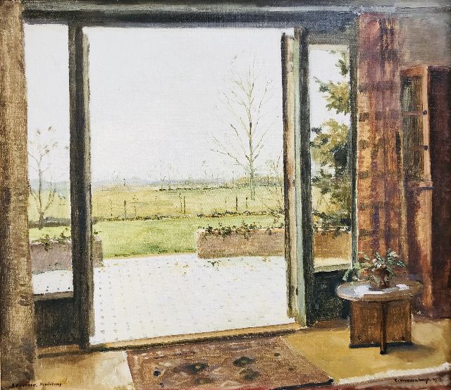 Vreedenburgh C.  | The Hindekamp, Ede, oil on canvas 49.0 x 44.5 cm, signed l.r.