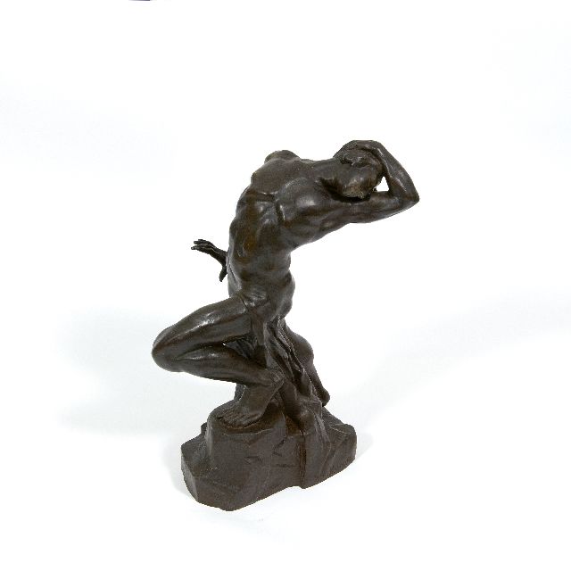 Bisman P.  | Exalted, bronze 38.5 cm, signed on the base