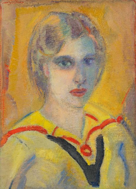 Jan Sluijters | Woman in a yellow blouse, oil on canvas, 57.4 x 42.0 cm, signed u.l. and painted ca. 1912