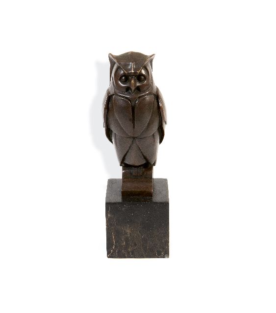 Onbekend   | Owl, bronze 33.0 cm