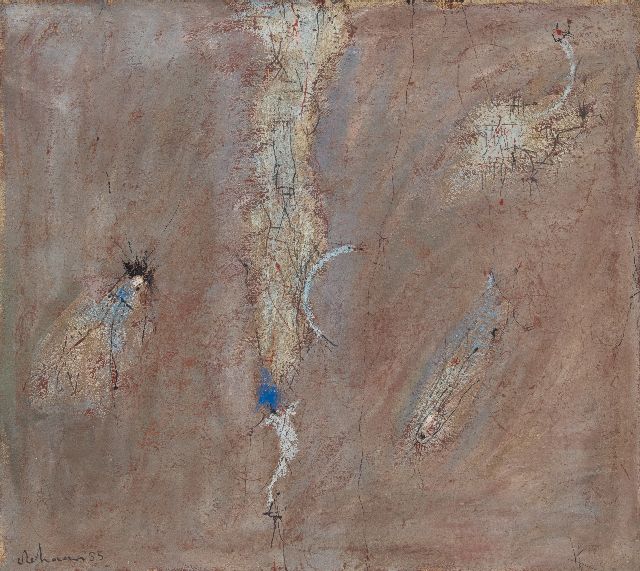 Wim de Haan | Untitled, oil on canvas, 90.1 x 100.4 cm, signed l.l. and dated '55