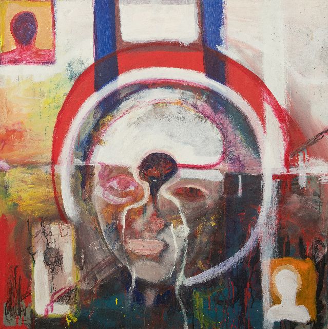 Gijs de Mol van Otterloo | Untitled, acrylic on canvas, 100.0 x 100.0 cm