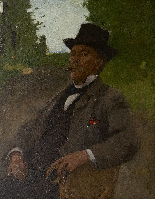 Willem Witsen | Portrait of Jonas Witsen, the painter's father, oil on canvas, 100.2 x 78.6 cm, painted ca. 1890
