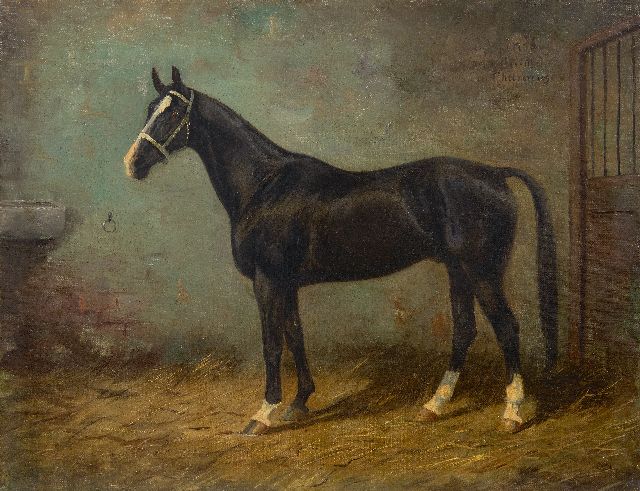 Westerop W.  | Portrait of an award-winning  horse, oil on canvas 35.4 x 45.8 cm, signed l.l. and dated 1929