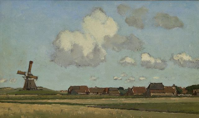 Wiggers D.  | Ameland, oil on canvas 38.1 x 63.3 cm, signed l.r.