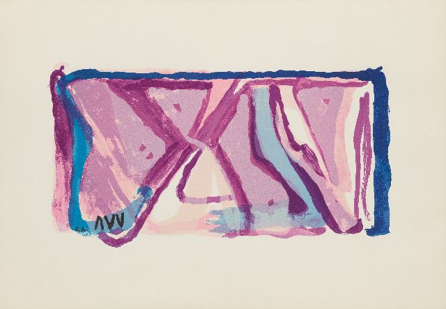 Bram van Velde | Untitled, lithograph, 51.5 x 74.7 cm, signed l.l.