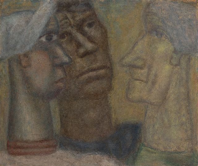 Gestel L.  | -, pastel on paper 66.0 x 77.0 cm, executed ca. 1932-1934