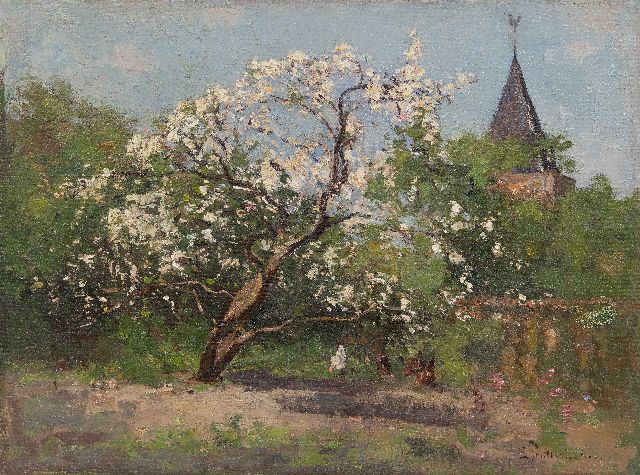 Stutterheim L.P.  | Flowering Magnolia, oil on canvas 30.5 x 40.3 cm, signed l.r.