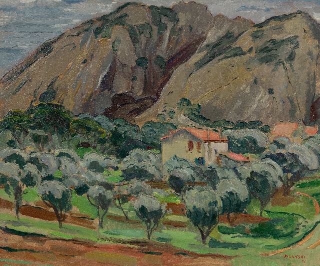 Dirk Filarski | South European landscape, oil on canvas, 45.6 x 54.8 cm, signed l.r. and dated '49