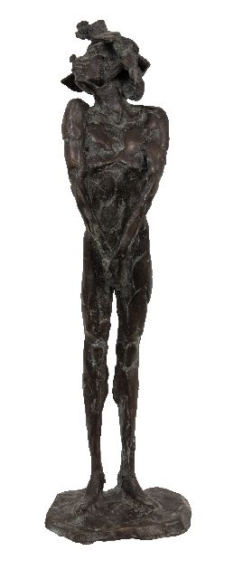 Kees Verkade | Clown, bronze, 52.5 cm, signed on the base with initials and dated '77 on the base