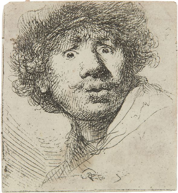 Rembrandt | -, etching, 4.9 x 4.3 cm