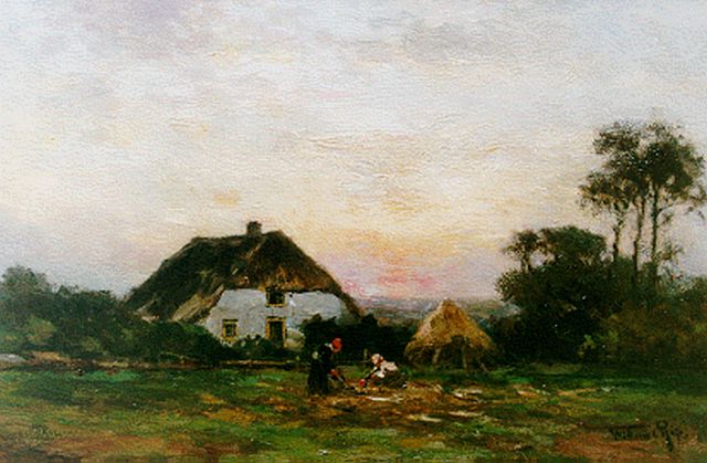 Willem Rip | Autumnal landscape, oil on canvas, 31.0 x 48.5 cm, signed l.r.