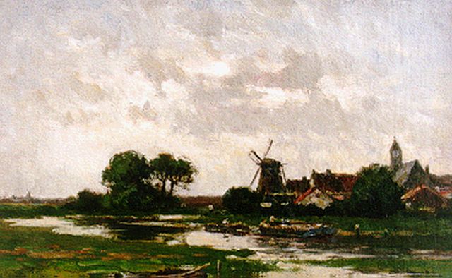 Rip W.C.  | A polder landscape, oil on canvas 33.5 x 47.2 cm, signed l.l.