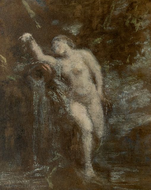 Fantin-Latour I.H.J.T.  | La Source, oil on canvas 81.5 x 65.5 cm, signed l.r.