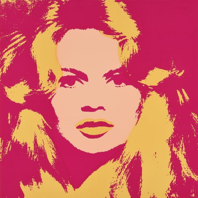Naar Andy Warhol | Brigitte Bardot, screenprint on paper, 91.0 x 91.0 cm, prijs zonder lijst