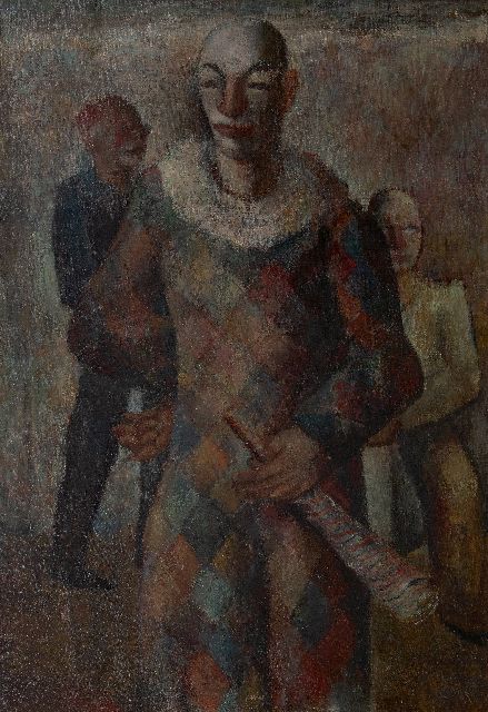 Heel J.J. van | Clowns, oil on canvas 100.1 x 70.3 cm, signed l.c. and to be dated ca. 1945