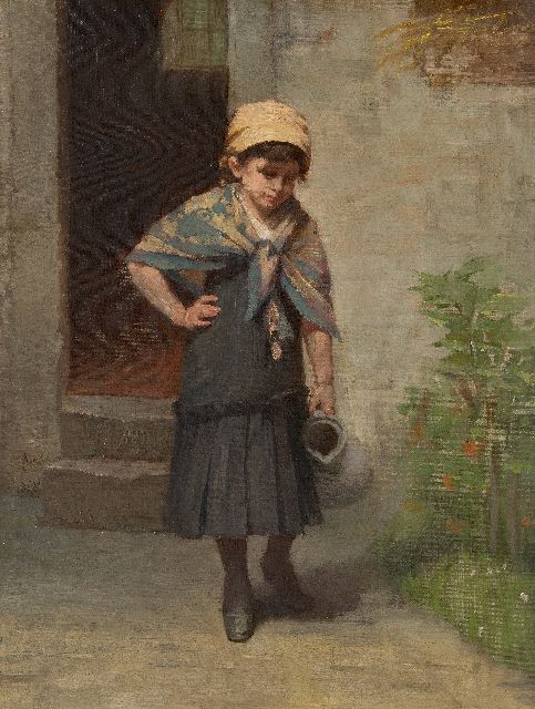 August Allebé | An empty jug, oil on canvas, 52.1 x 39.2 cm, signed c.l. and dated 1888, without frame