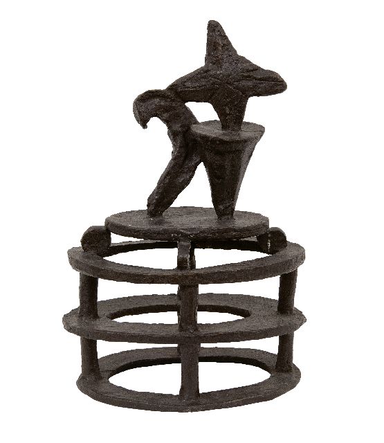 Warffemius P.  | Untitled, bronze 37.0 cm, signed on the bottom and dated 1997