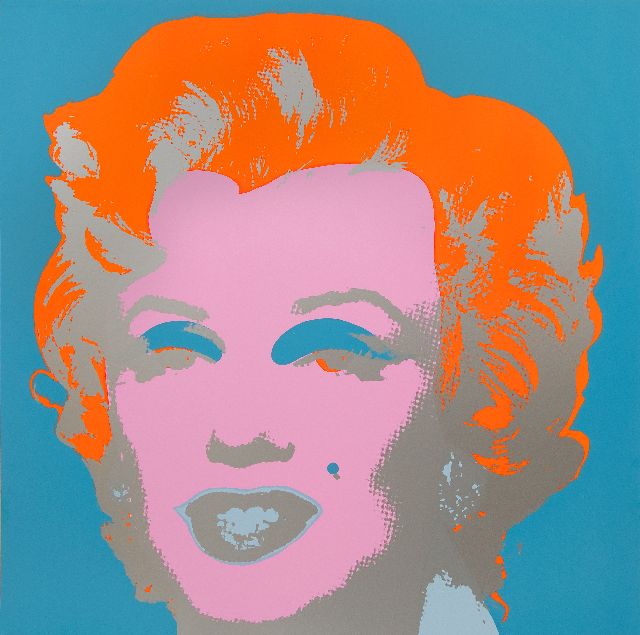 Andy Warhol | Marilyn, screenprint on paper, 91.0 x 91.0 cm, prijs zonder lijst