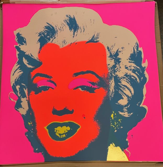 Andy Warhol | Marilyn, screenprint on paper, 91.0 x 91.0 cm, prijs zonder lijst