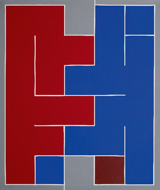 Siep van den Berg | Forma, oil on canvas, 130.0 x 108.7 cm, dated '93 on the stretcher