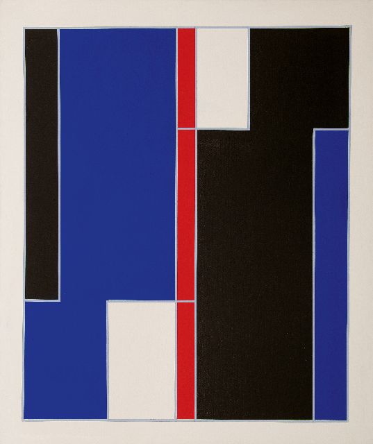 Siep van den Berg | Untitled, oil on canvas, 130.1 x 110.2 cm, signed on the reverse with initials and painted ca. 1961