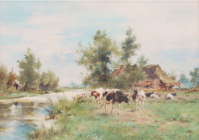 Adriaan Groenewegen | -, watercolour on paper, 20.0 x 30.0 cm