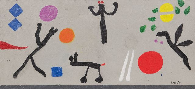 Jan Roëde | Untitled, oil on panel, 29.0 x 62.0 cm, signed l.r. and dated '73