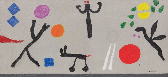 Jan Roëde | Untitled, oil on panel, 29.0 x 62.0 cm, signed l.r. and dated '73