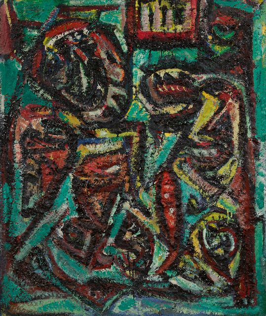 Theo Wolvecamp | Untitled, oil on canvas, 89.6 x 75.3 cm, signed on the reverse