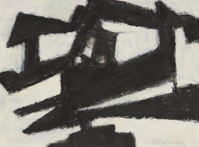 Theo Wolvecamp | Untitled, oil on paper, 26.0 x 35.0 cm, signed l.r.