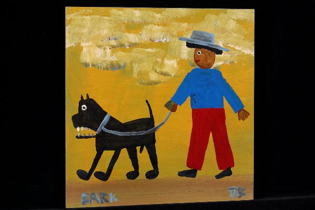 Tim Brown | Bark, acrylic on panel, 38.0 x 36.0 cm, signed l.r. with initials