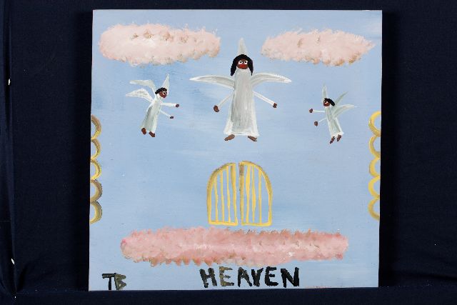 Tim Brown | Heaven, acrylic on panel, 41.0 x 43.0 cm, signed l.l. with initials