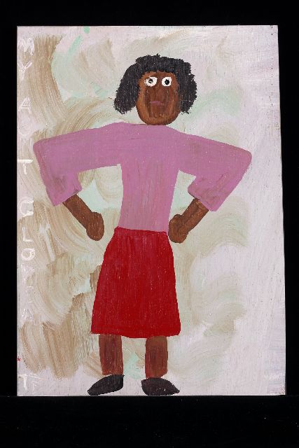 Tim Brown | My aunt Gloria, acrylic on panel, 46.0 x 33.0 cm, signed l.l. with initials