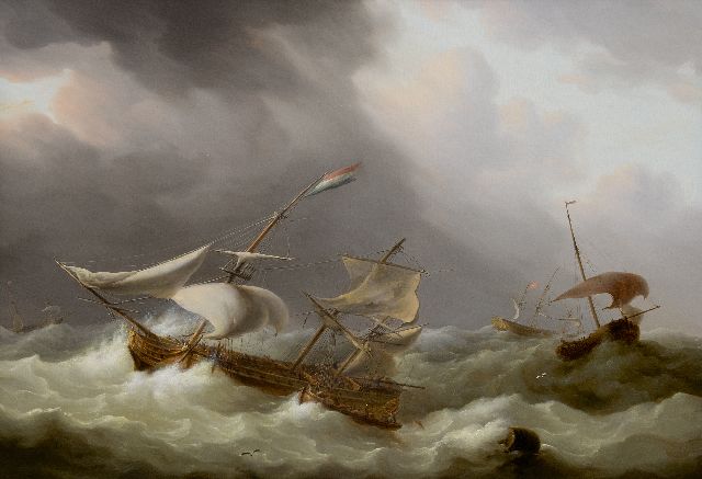 Martinus Schouman | v, oil on panel, 51.1 x 71.7 cm, signed l.l.