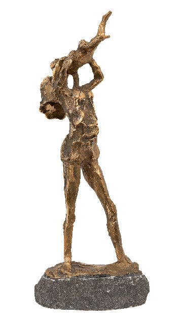 Jits Bakker | Happiness (mother and child), bronze, 30.2 x 11.8 cm, signed on the base