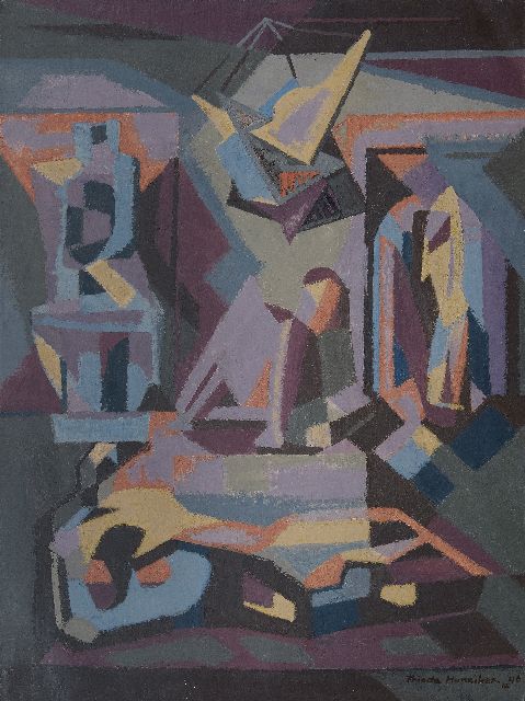Frieda Hunziker | Exposition, oil on canvas, 99.3 x 74.6 cm, signed l.r. and dated 12 '46