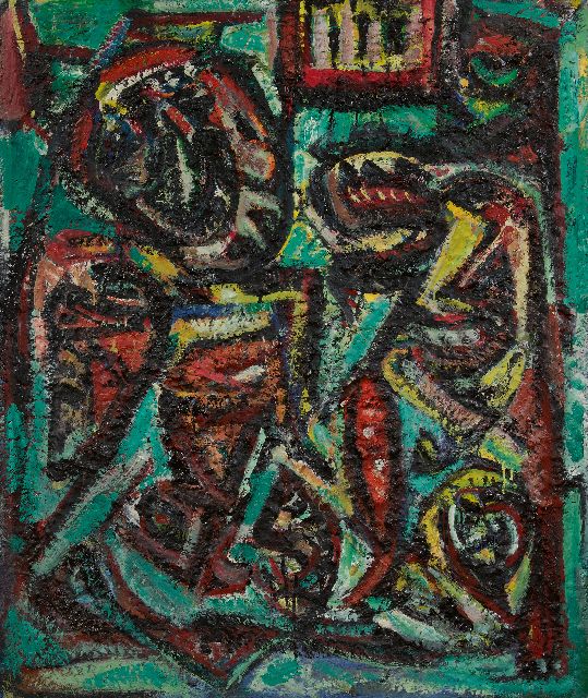 Wolvecamp Th.W.  | Untitled, oil on canvas 89.6 x 75.3 cm, signed on the reverse