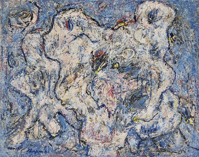 Jules Chapon | Untitled, oil on canvas, 80.0 x 100.3 cm, signed l.l. and dated '63