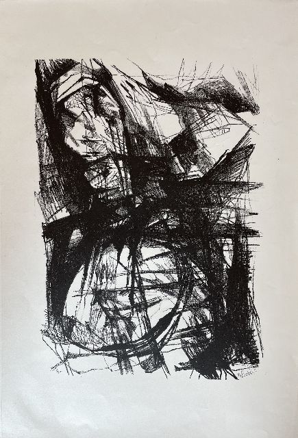 Frieda Hunziker | Dream, lithograph on paper, 78.5 x 52.5 cm, signed l.r. and executed ca. 1963