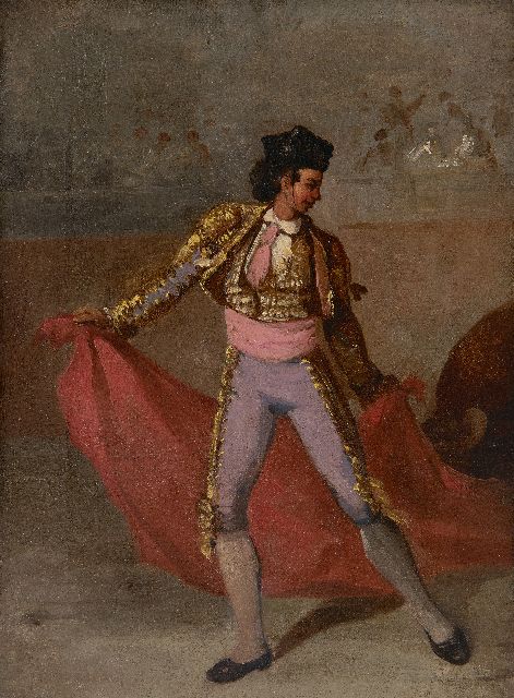 Ruiz de Valdivia Nicolás Ruiz de Valdivia  | The matador, oil on canvas 37.3 x 27.4 cm, signed l.l. and dated 1860, without frame