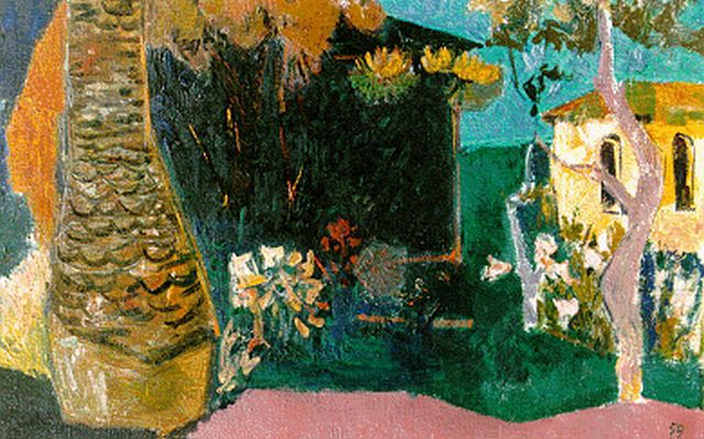 Oepts W.A.  | French garden, oil on canvas 38.0 x 55.0 cm, signed l.r. and dated '59