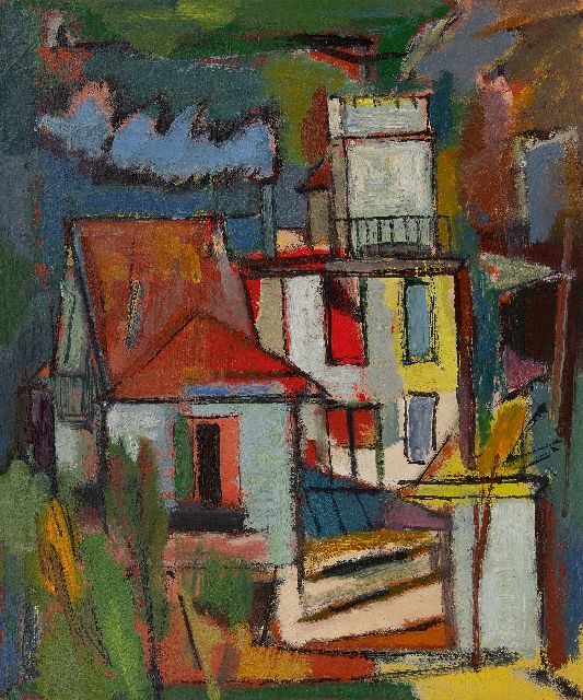 Geer van Velde | Village, oil on canvas, 55.5 x 46.3 cm, signed l.l. and painted ca. 1930