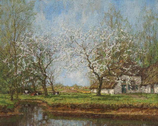 Arnold Marc Gorter | Spring blossom, oil on canvas, 67.6 x 84.8 cm, signed l.r.