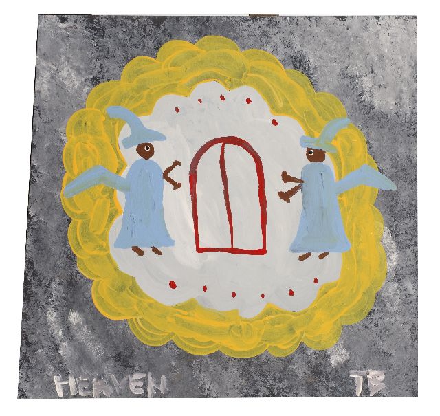 Tim Brown | Heaven, acrylic on panel, 40.4 x 40.0 cm, signed l.r. with initials