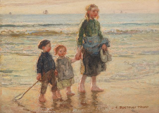 Jan Zoetelief Tromp | -, oil on board, 24.0 x 33.0 cm, signed l.r.