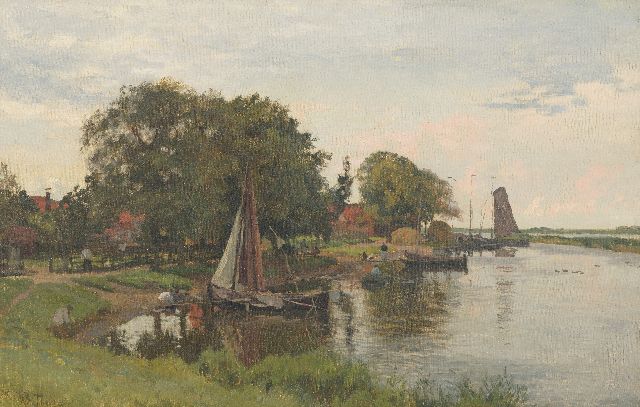 Willem Bastiaan Tholen | -, oil on canvas, 40.0 x 62.0 cm, signed l.l.
