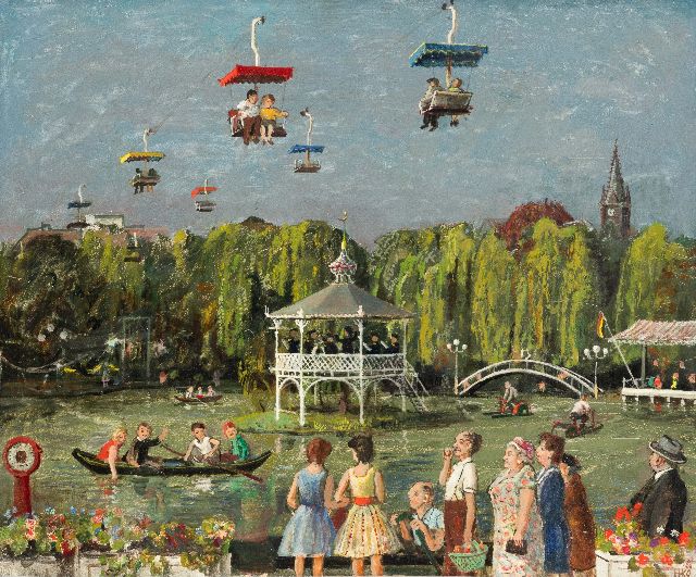 Harm Kamerlingh Onnes | -, oil on board, 50.0 x 60.0 cm, signed l.r. and dated '60