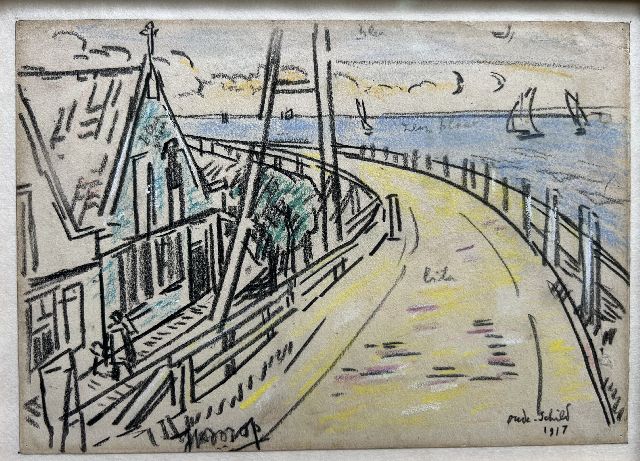 Jan Toorop | -, pencil on paper, 13.0 x 18.0 cm, signed l.c. and dated 1917