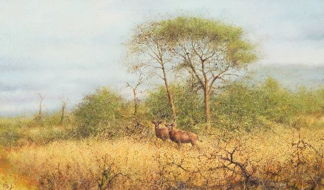 Rien Poortvliet | -, oil on canvas, 60.0 x 100.0 cm